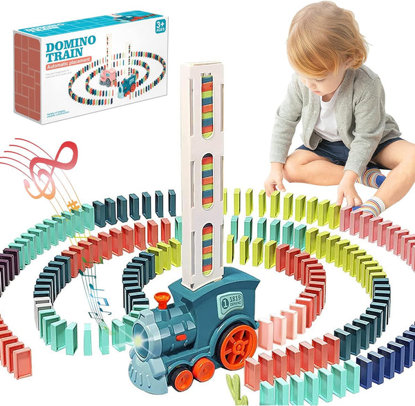 The Orbi Domino Train Toy - Xmas Gift for Kids 2023